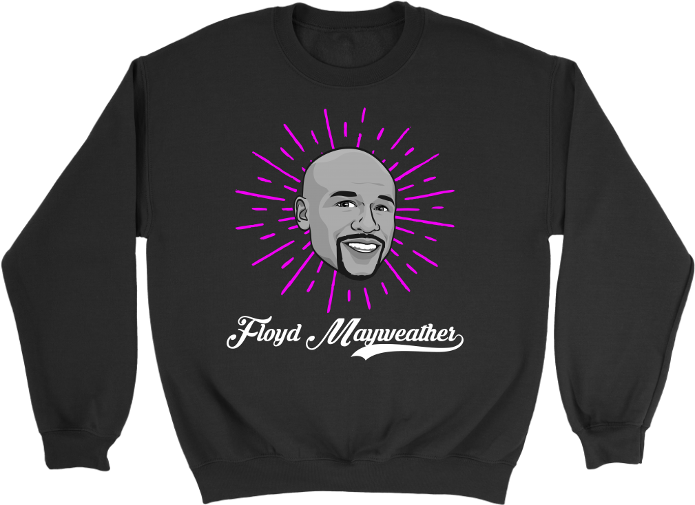 Floyd Mayweather Halo Sweatshirt - Easily Distracted By Dogs & Books Shirt Clipart (1024x1024), Png Download
