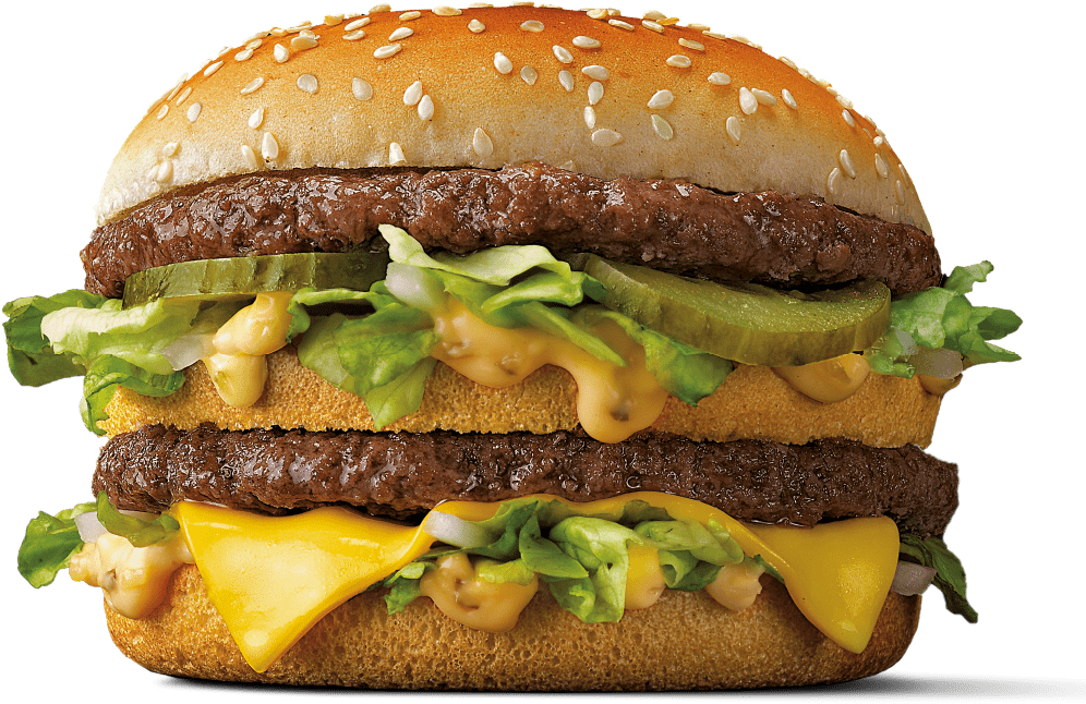 Mac Jr - ™ - - Hamburguesa Big Mac Mcdonalds Clipart (1080x943), Png Download