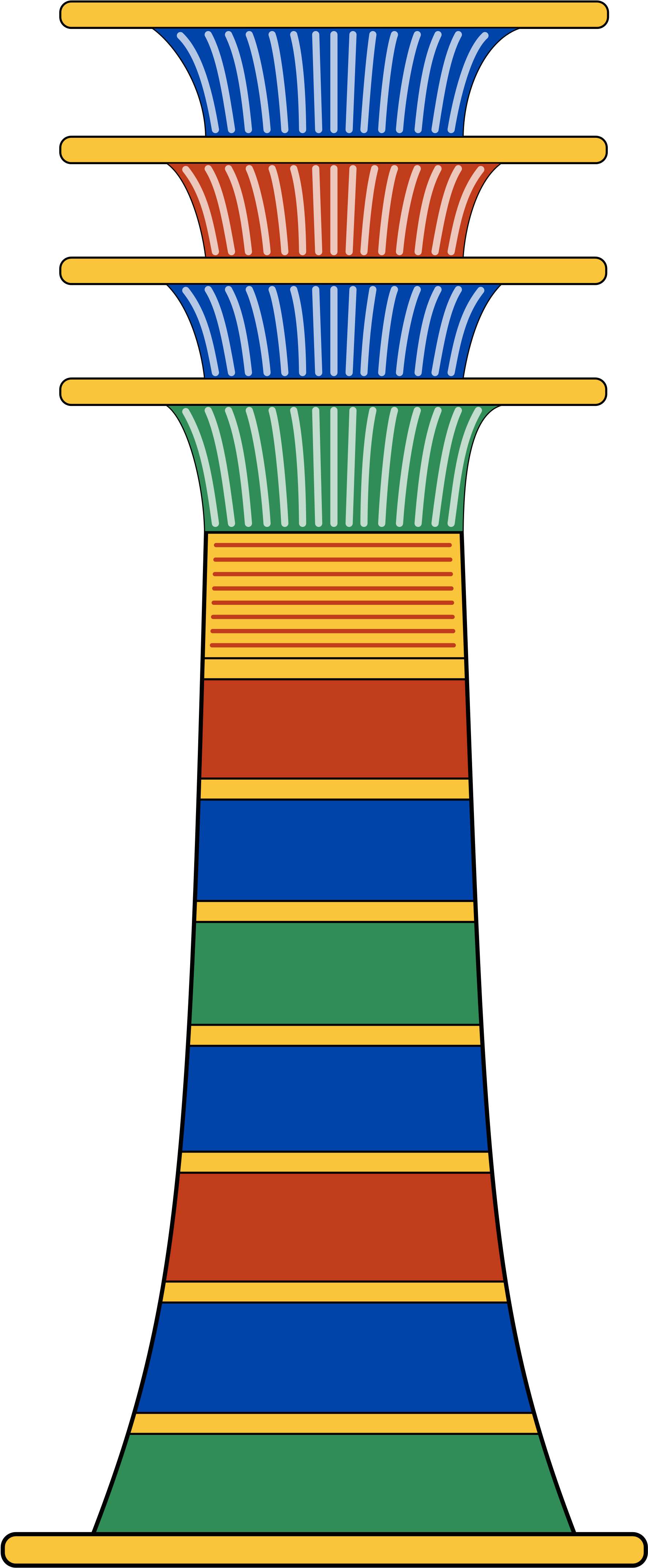 2000 X 4457 6 - Ancient Egypt Djed Clipart (2000x4457), Png Download