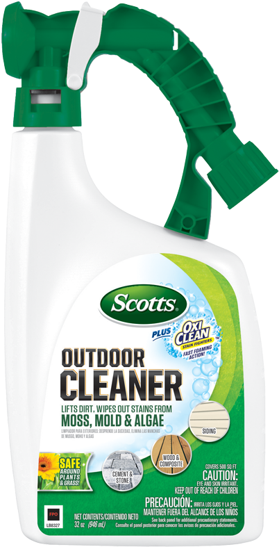 Scotts® Outdoor Cleaner Plus Oxiclean™ Ready To Spray - Scotts Outdoor Cleaner Clipart (415x800), Png Download