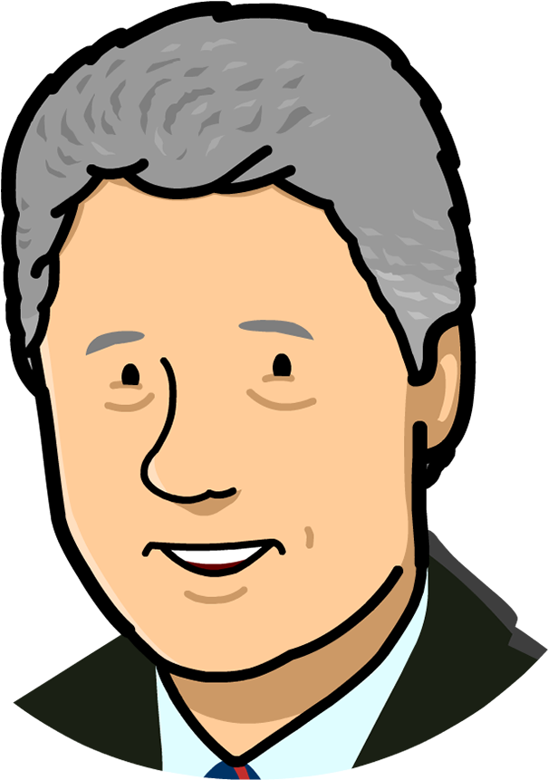 Bill Clinton Clipart (880x880), Png Download