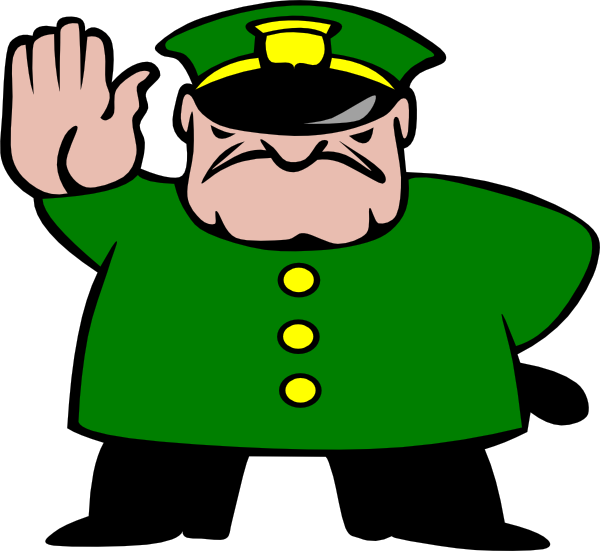 Clip Art At Clker - Stop Clipart - Png Download (600x551), Png Download