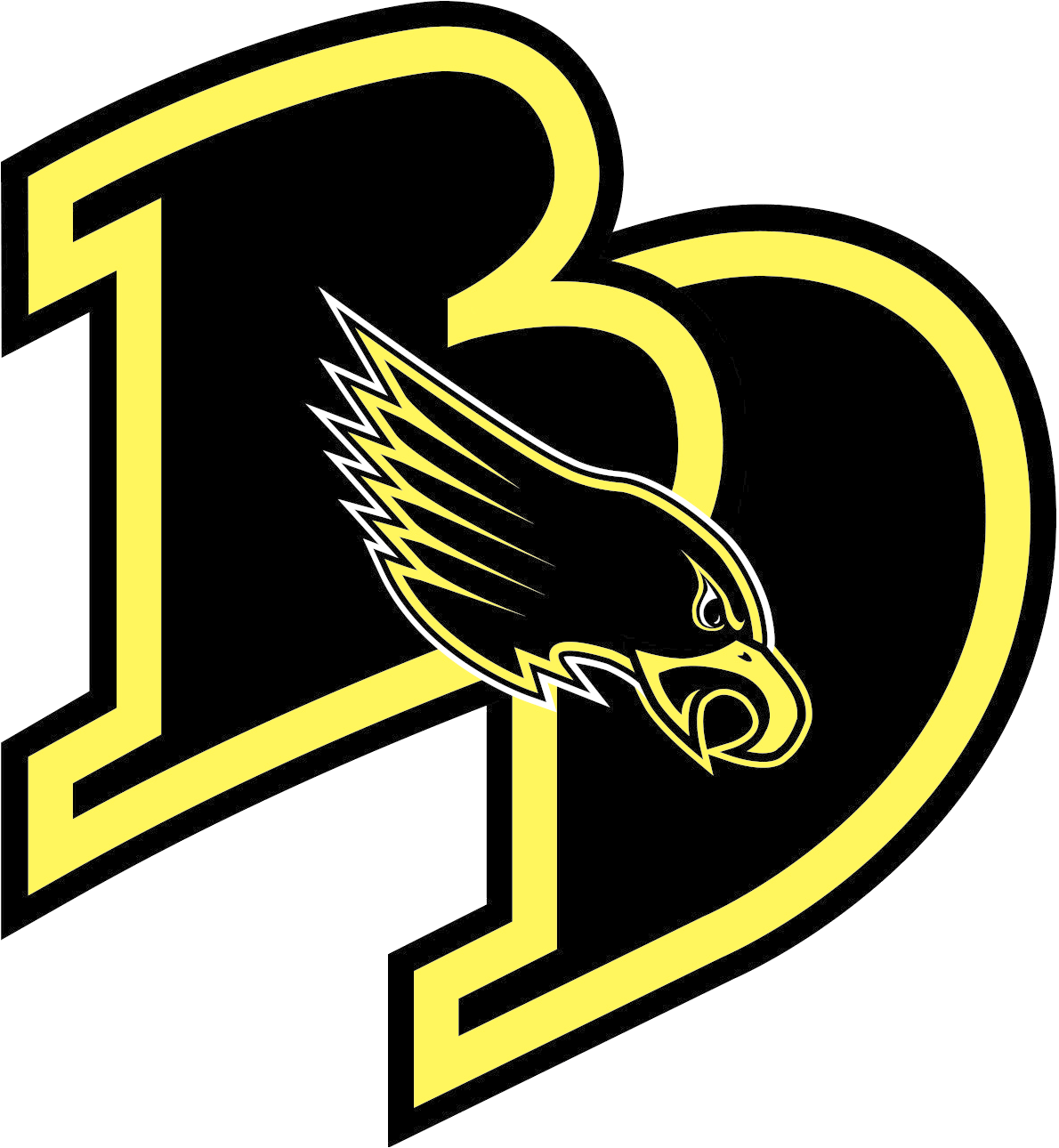 Brown Deer Falcons - Brown Deer High School Logo Clipart (1190x1290), Png Download