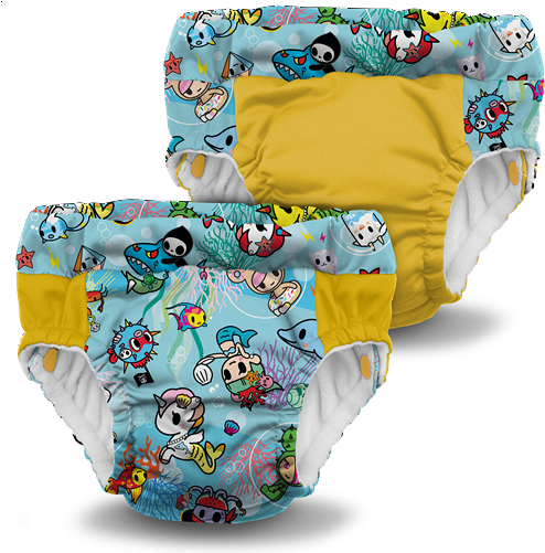 Lil Learnerz Training Pants & Swim Diaper - Kanga Care Lil Learnerz Toilet Training Pants Clipart (700x600), Png Download