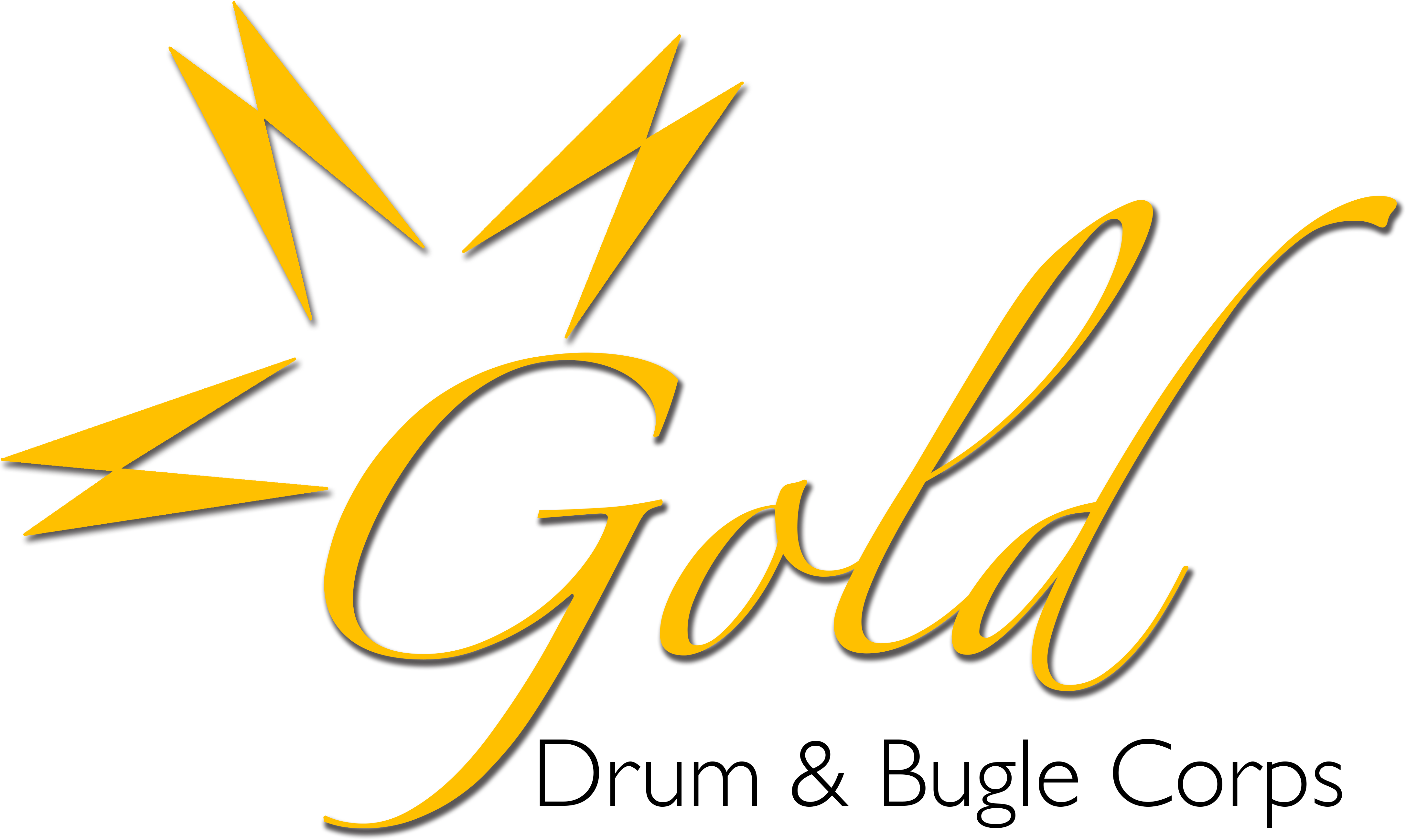 Gold Drum & Bugle Corps - Gold Drum Corps Logo Clipart (4378x2731), Png Download