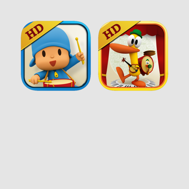 Pocoyo Talkings Pack Hd 4 - Talking Pato Vs Talking Pocoyo Clipart (630x630), Png Download