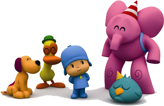 Gifs Y Fondos De Pocoyo - Eli Y Pato Pocoyo Clipart (686x461), Png Download