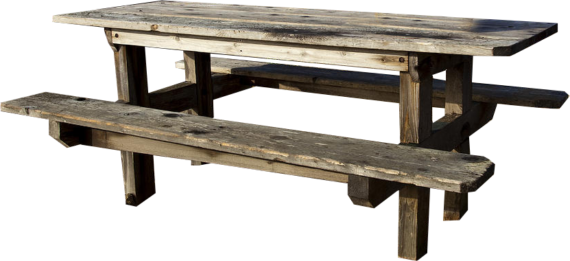 Share This Image - Outdoor Bench Clipart (831x380), Png Download