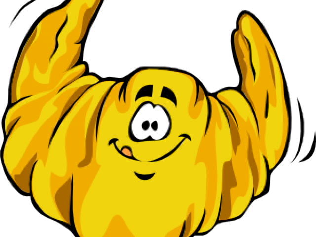 Croissant Cliparts - Transparent Croissant Clip Art - Png Download (640x480), Png Download