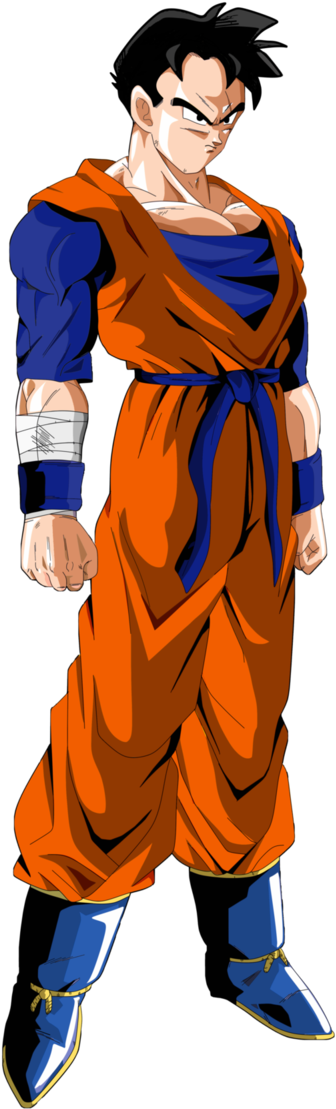 Gohan Del Futuro Png - Mystic Future Gohan Clipart (336x1109), Png Download