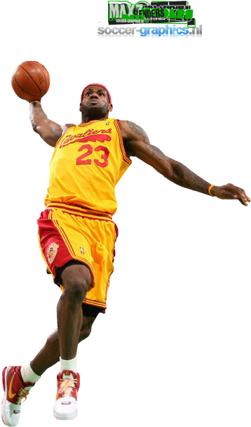 Lebronjames - Lebron James Dunk Png Clipart (533x800), Png Download