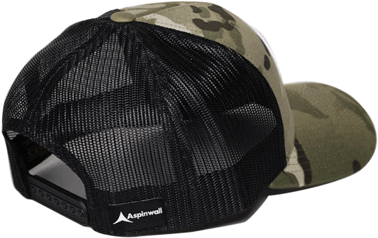 Aspinwall Montana Icon Hat Camo Back - Baseball Cap Clipart (672x800), Png Download