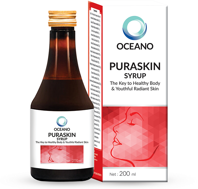 Oceano Puraskin Syrup 200ml Clipart (700x700), Png Download