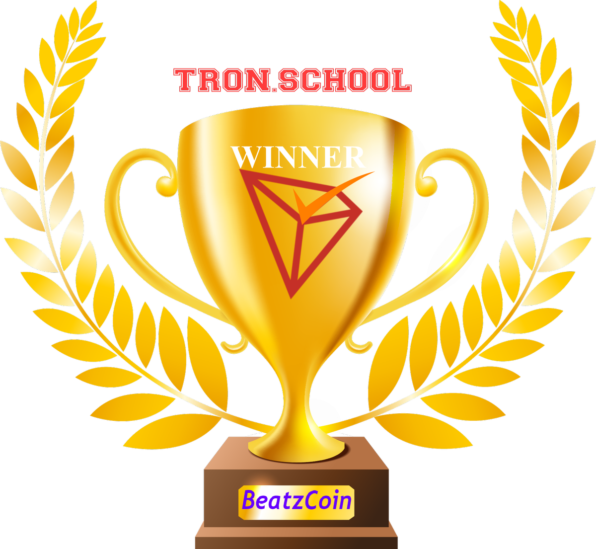 Tron School - Trophy Winner Png Clipart (1200x1105), Png Download