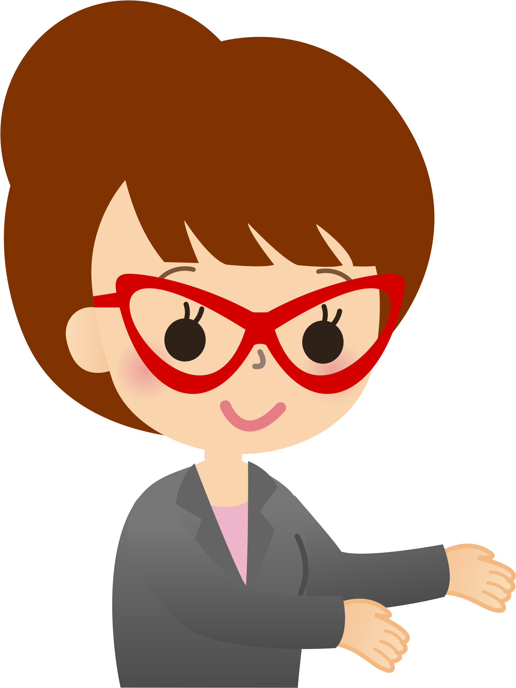 Cartoon Images Of Women Group - Librarian Clip Art - Png Download (1801x2400), Png Download