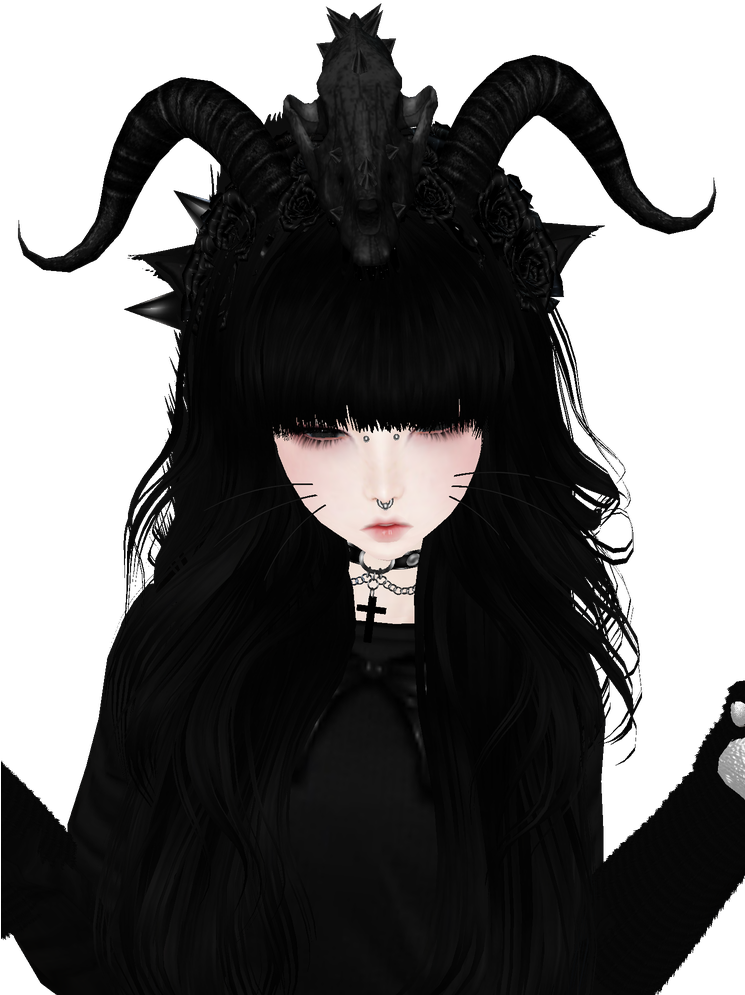 Did Me @skylar45 Emo Cartoons, Aesthetic Grunge, Art - Emo Anime Girl Aesthetic Clipart (745x995), Png Download