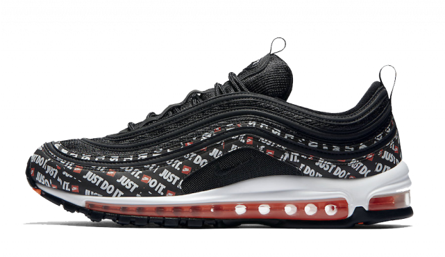 Sports Paradise - Air Max 97 Just Do It Black Clipart (640x640), Png Download