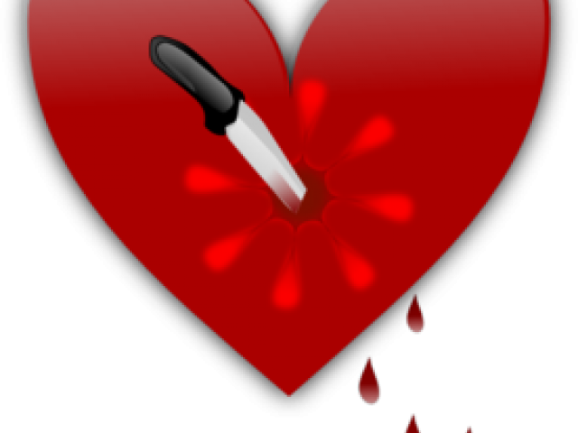 Broken Heart Clipart Brocken - Animated Moving Broken Heart - Png Download (640x480), Png Download