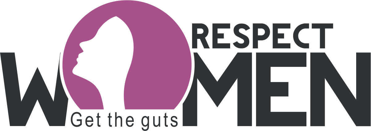 Respect Women &ndash Get The Guts Clipart (1201x425), Png Download