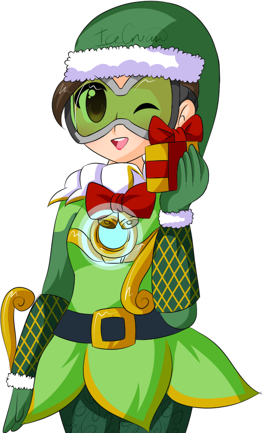 Jingle Bells By Icecreamlink Tracer Ii Jingle - Tracer Jingle Fan Art Clipart (528x870), Png Download
