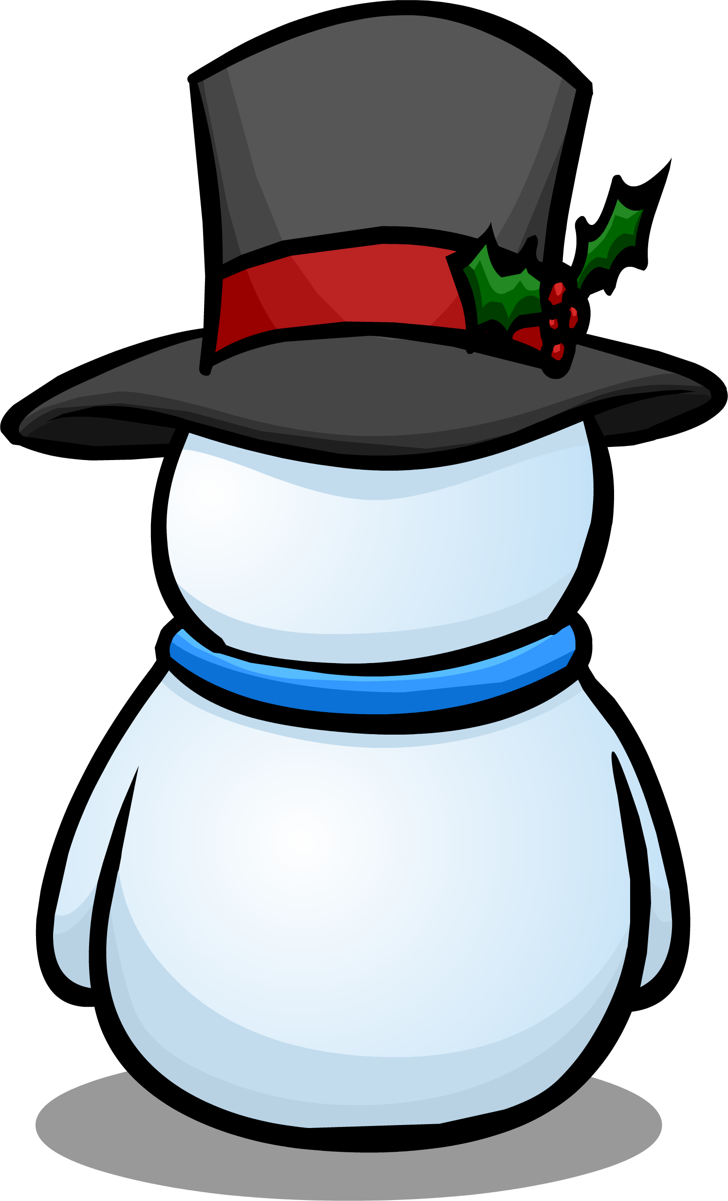 Image Top Hat Sprite Png Club Penguin Clipart (1495x2467), Png Download