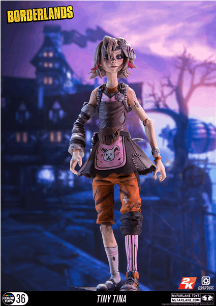 Tiny Tina 7" Figure - 2k Games Clipart (600x600), Png Download