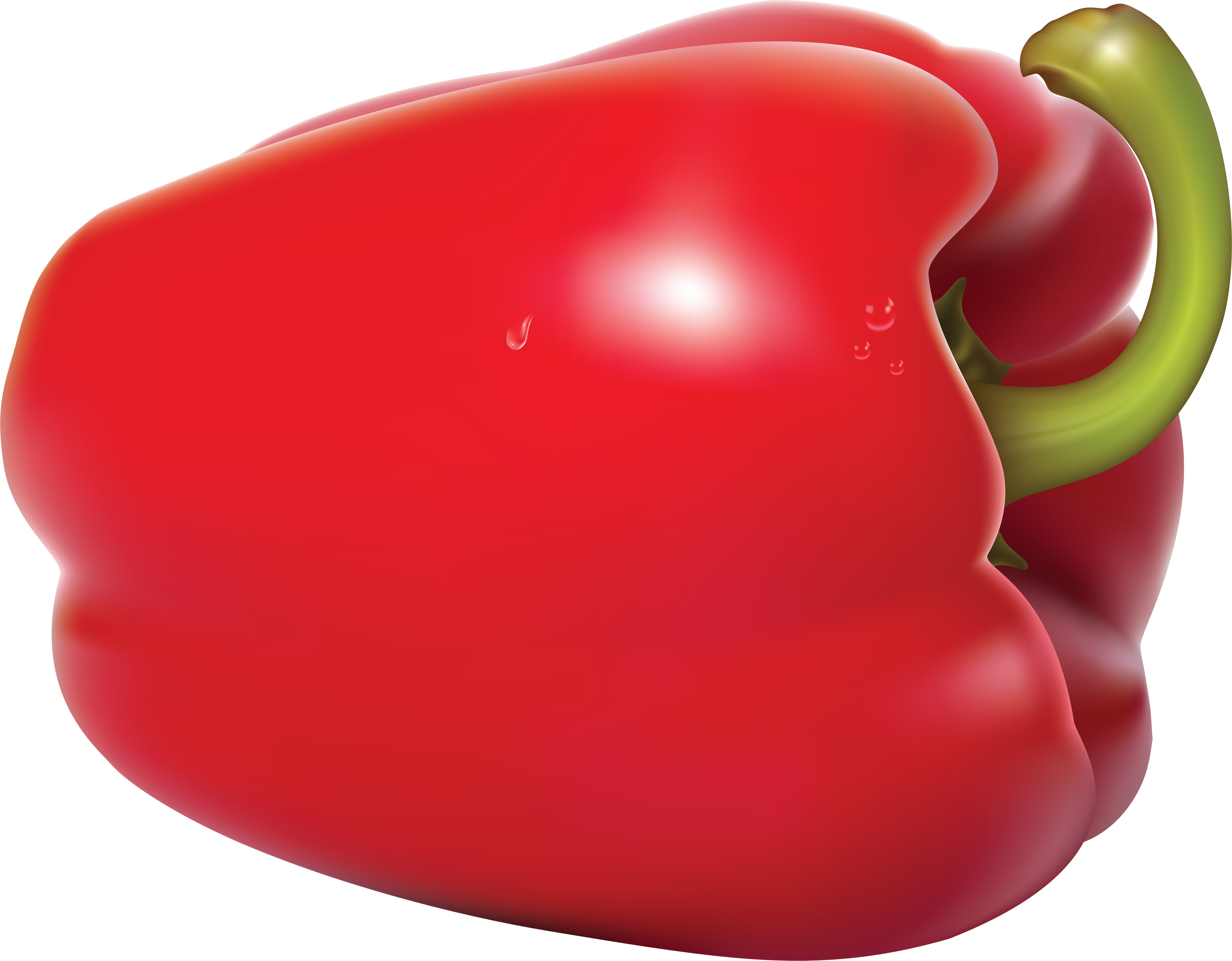 Red Pepper Png Image - Red Pepper Png Clipart (3445x2688), Png Download