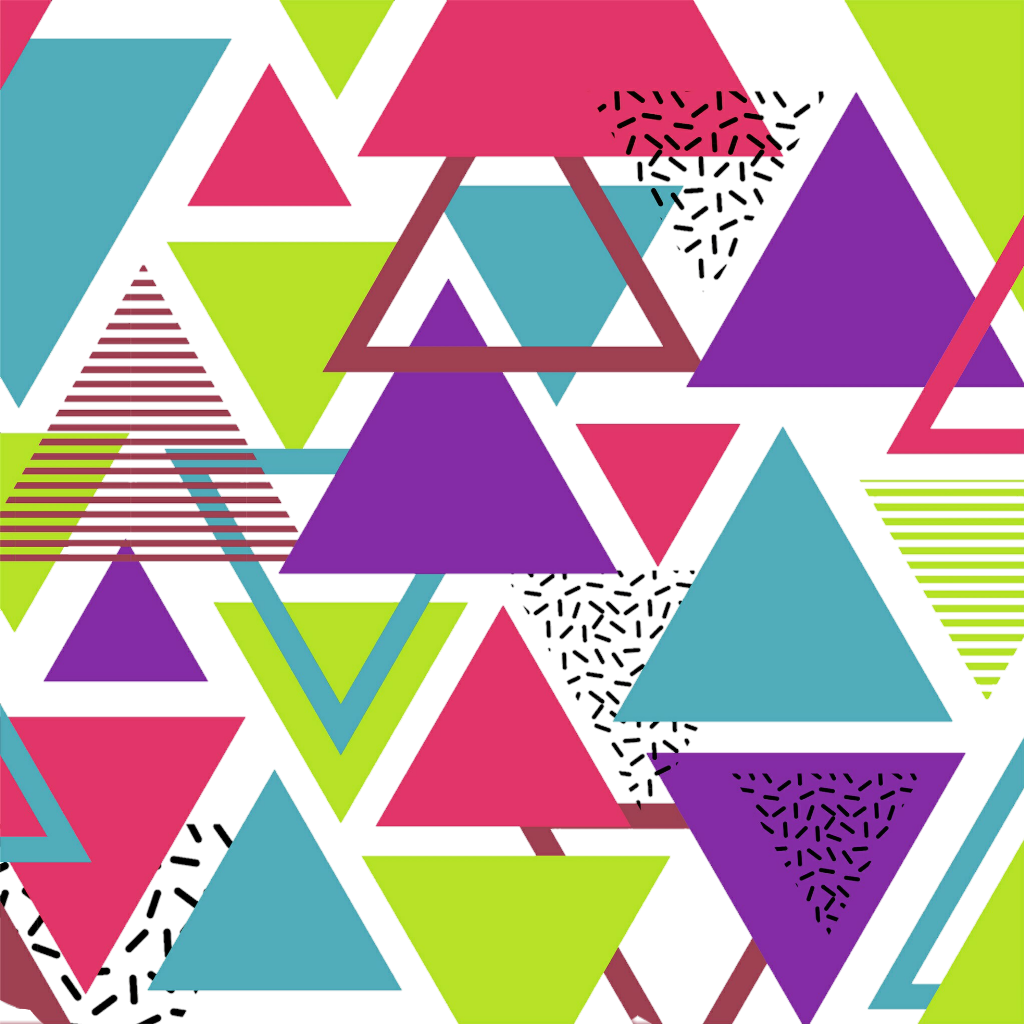 #geometric #background - Triangle Clipart (1024x1024), Png Download