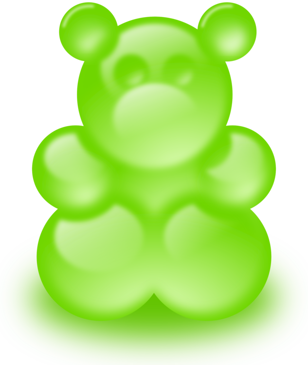 Gummy Bear Gummi Candy Chewing Gum Gumdrop - Gummy Bears Clipart - Png Download (633x749), Png Download