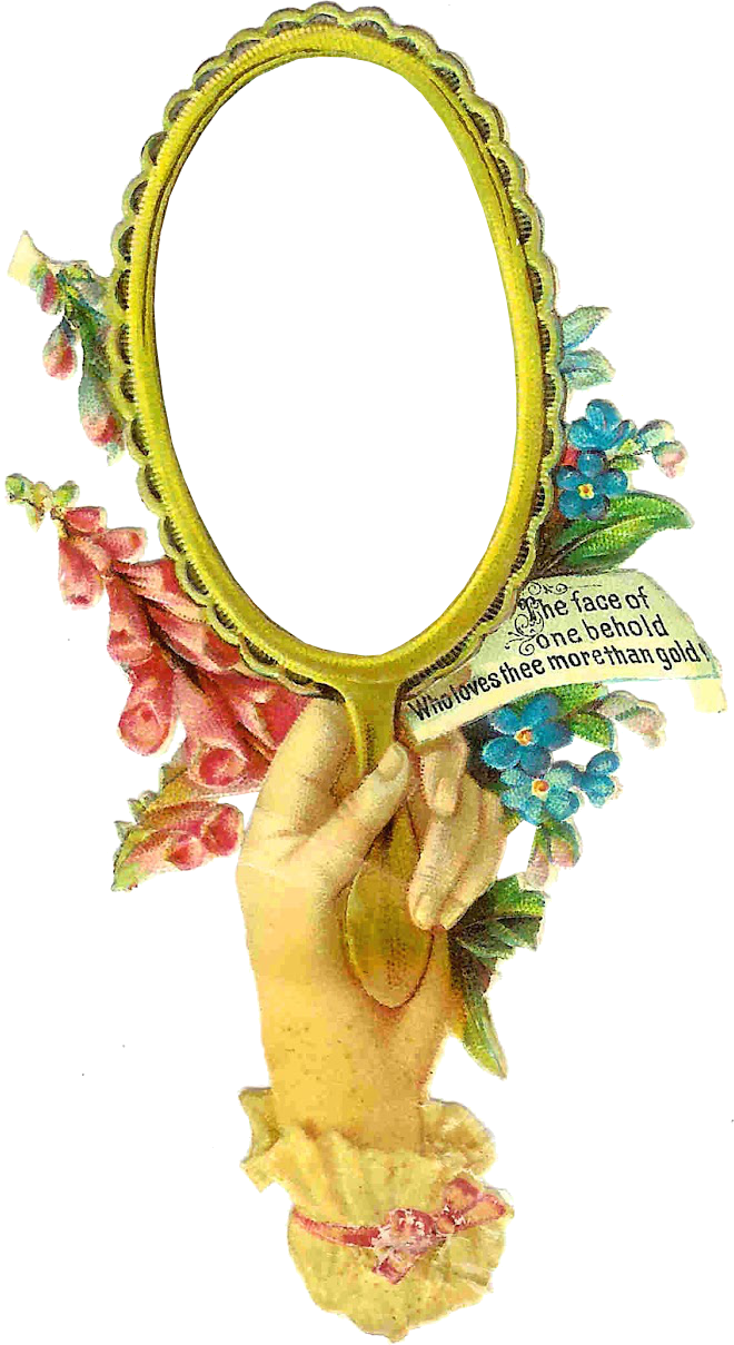 Mirror Clipart Printable Hand - Png Download - Large Size Png Image