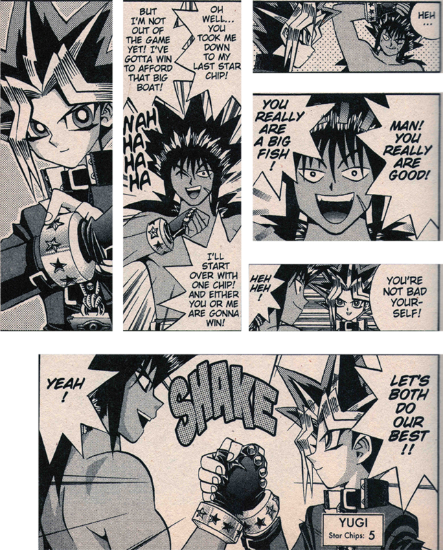 Dark Yugi Overcame Ryota, He Is A Bit Rude Doing So - Cartoon Clipart (645x800), Png Download