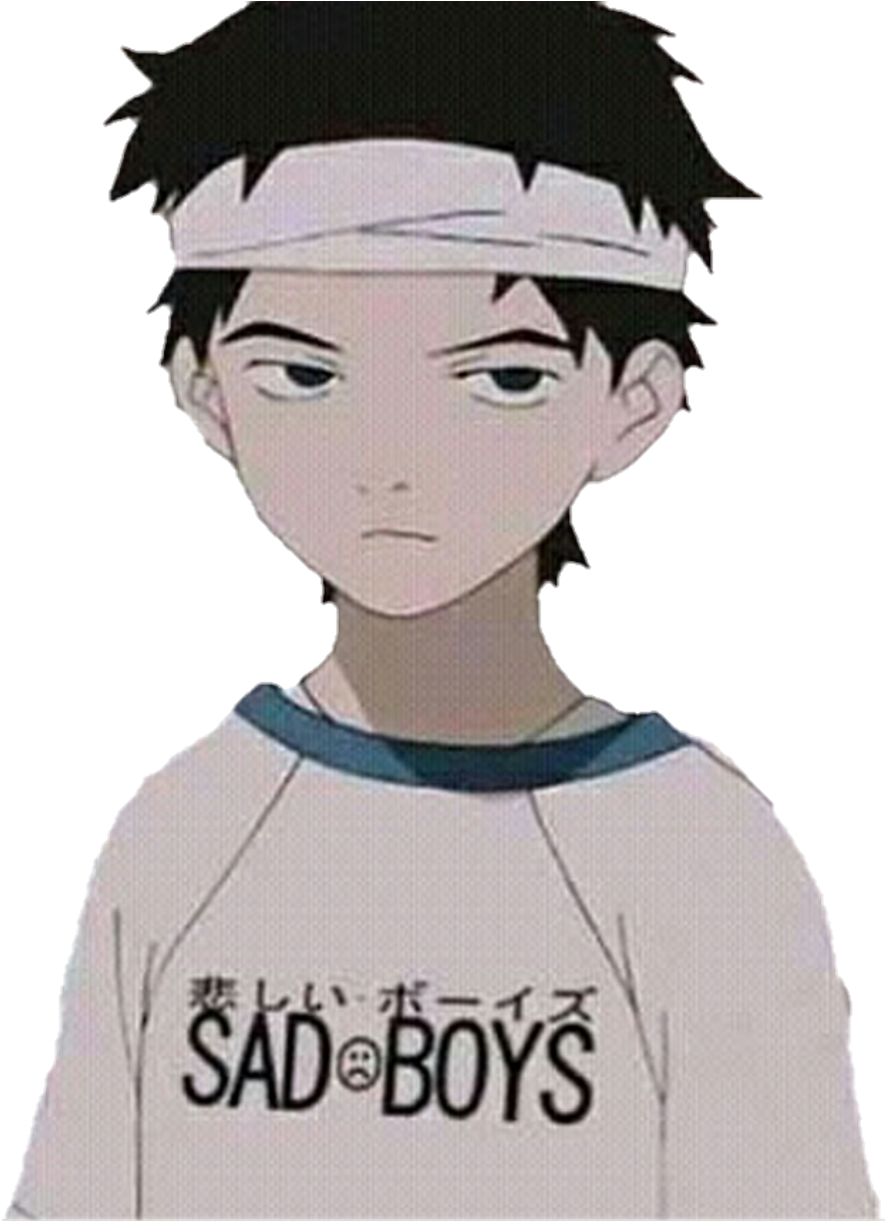 Png Download Source - Sad Boys Anime Clipart (1024x1220), Png Download