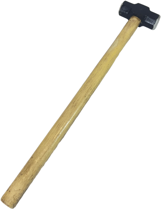 Full Size Replica Sledge Hammer - Lump Hammer Clipart (628x814), Png Download