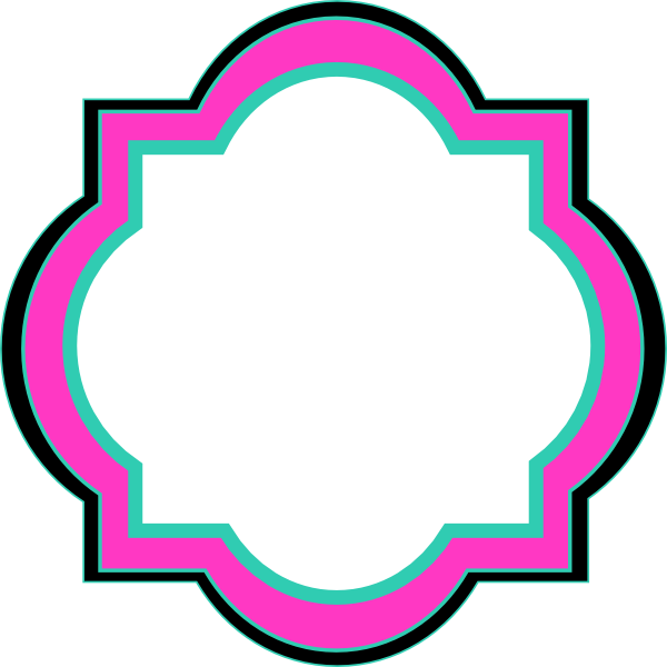 Decorative Label Clip Art At Clker Com - Colorful Decorative Label - Png Download (600x600), Png Download