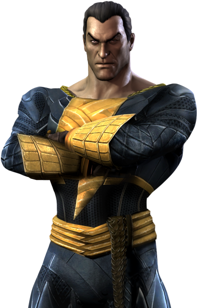 Black Adam - Black Adam Injustice Clipart (488x640), Png Download