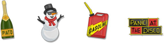 Panic At The Disco Logo Png - Cartoon Clipart (600x600), Png Download