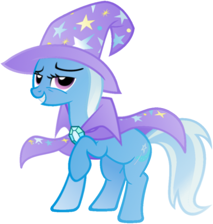 My Little Pony Clipart Vector - Trixie Mlp - Png Download (867x921), Png Download