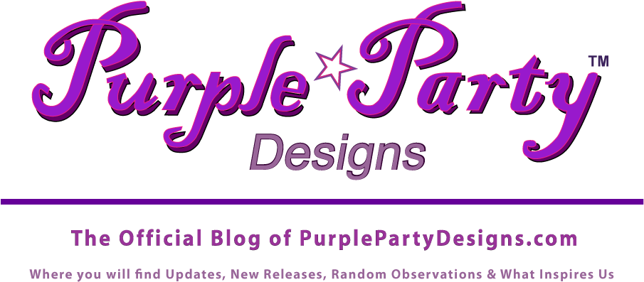Purple Party Designs, Women's And Men's Fashion Designer - Calligraphy Clipart (980x567), Png Download