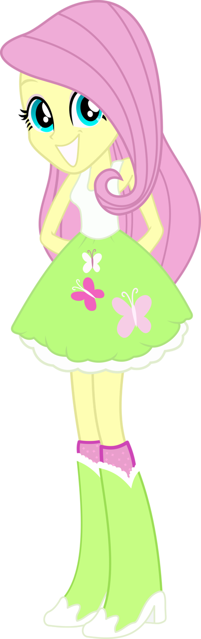 Фото, Автор Catya - My Little Pony Equestria Girls Fluttershy Png Clipart (404x1280), Png Download