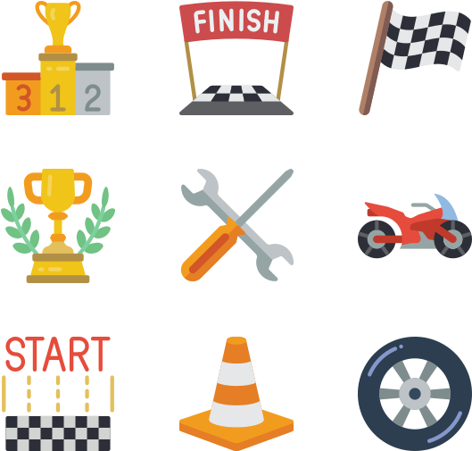 Motor Sports Clipart (600x564), Png Download
