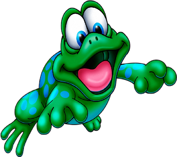 Green Frog Clipart Transparent Background - Funny Png Transparent Background (600x600), Png Download
