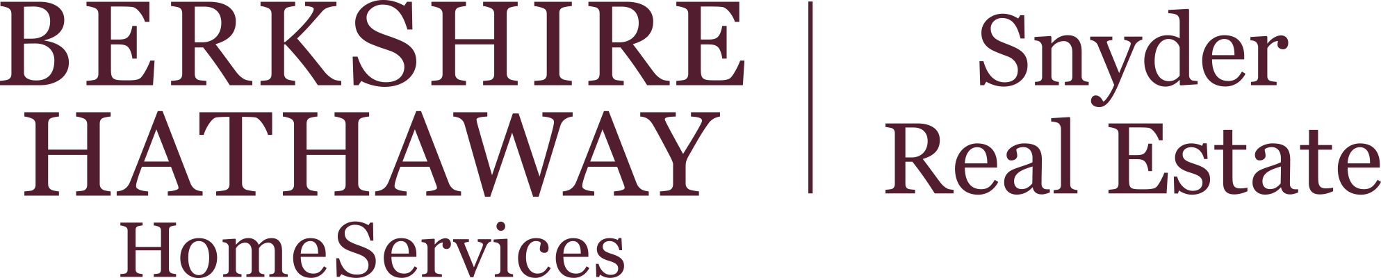 Berkshire Hathaway Snyder Home Services - Berkshire Hathaway Clipart (1987x400), Png Download