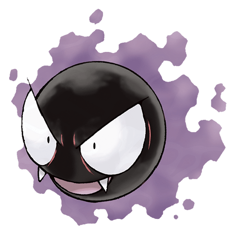 Pokemon Gastly Clipart (630x630), Png Download