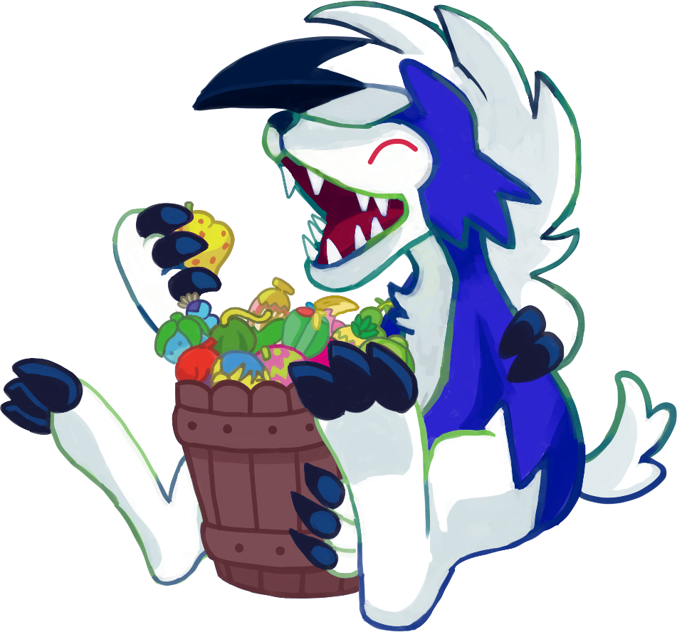 Berry Doggo , - Fat Shiny Lycanroc Midnight Clipart (951x888), Png Download