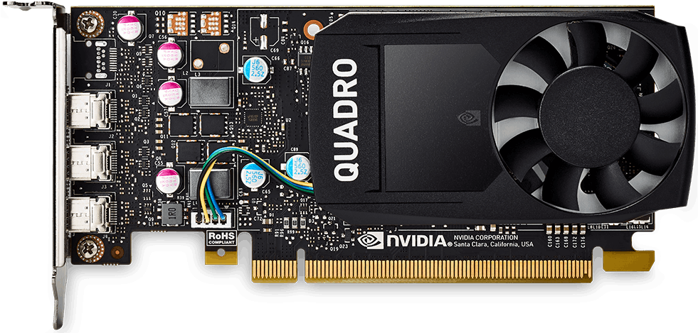 Nvidia Quadro P400 - Nvidia Quadro P600 Graphic Card Clipart (981x469), Png Download
