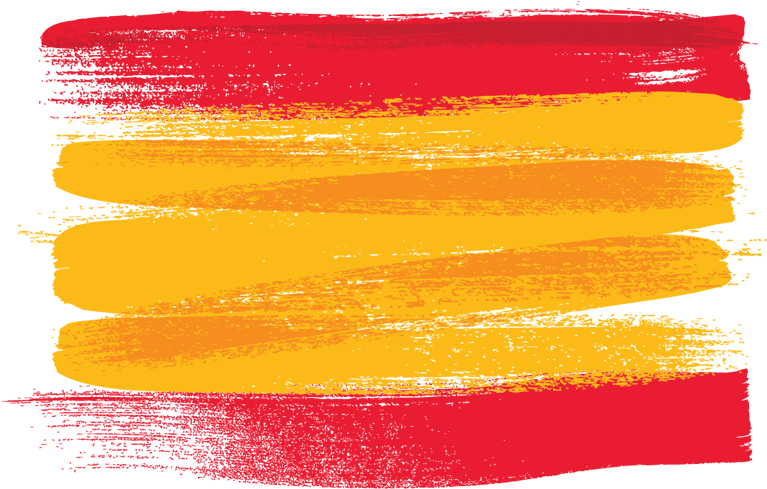 Spain - Spain Flag Water Paint Clipart (920x518), Png Download