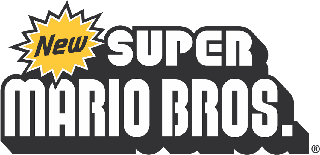 New Super Mario Bros Nintendo Vector Logo - New Super Mario Bros Siivagunner Clipart (1600x1067), Png Download