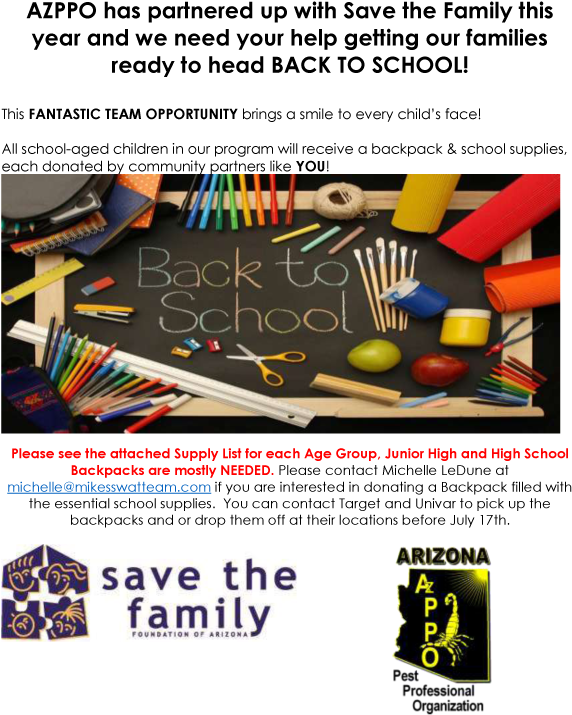 Save The Family Back To School Supply Drive - Flyer Clipart (600x759), Png Download