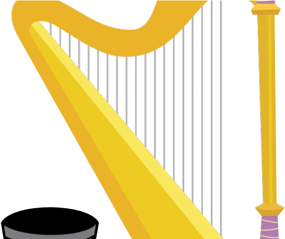 Harp Clipart Transparent - Portable Network Graphics - Png Download (640x480), Png Download