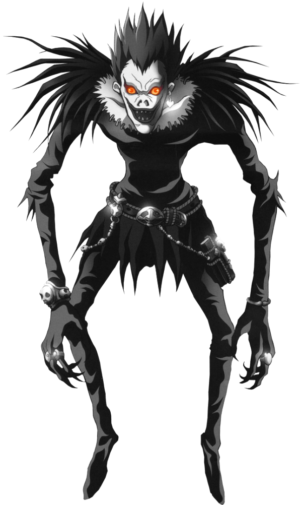 Death God Ryuk - Ryuk Death Note Clipart (607x1023), Png Download
